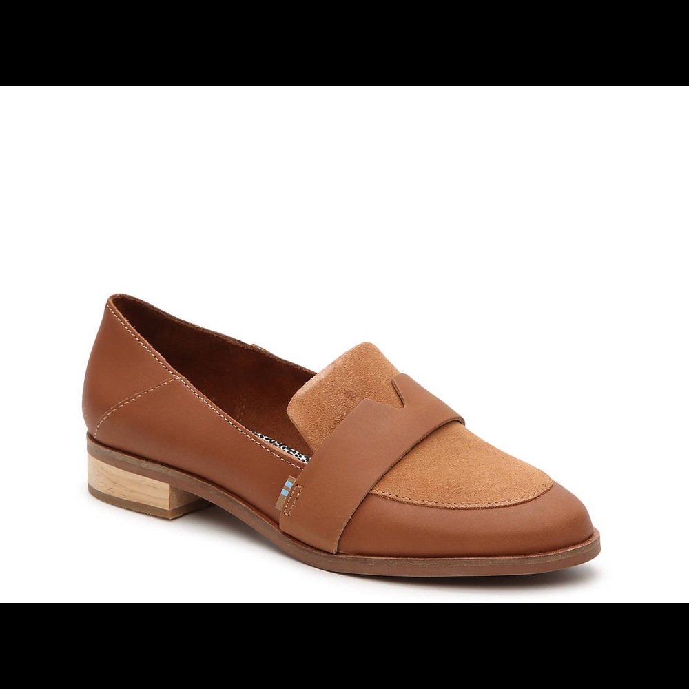 NEW - TOMS Estel Loafer - 7.5, Tan